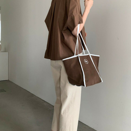 [GIRLS GOOB] Multi-purpose Daily Cavas Plain Shoulder Bag, Eco Bag, China OEM